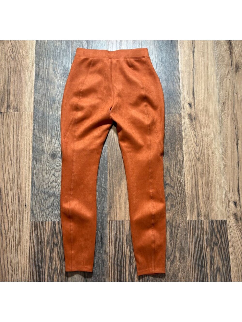 Halara Tummy Control Suede Leggings Autumnal Size XS 7/8 NWT 123 - Picture 4 of 9